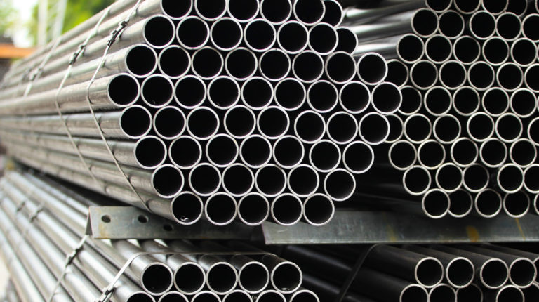 Plastic + Metal Pipe