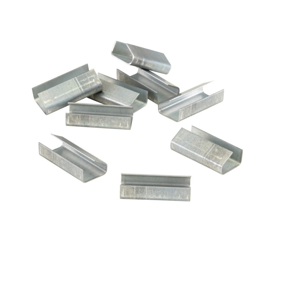 Open Metal Seals - Galvanized for Polypropylene Strapping